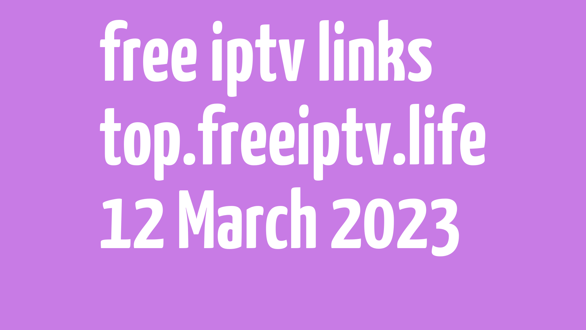 free iptv links 110323